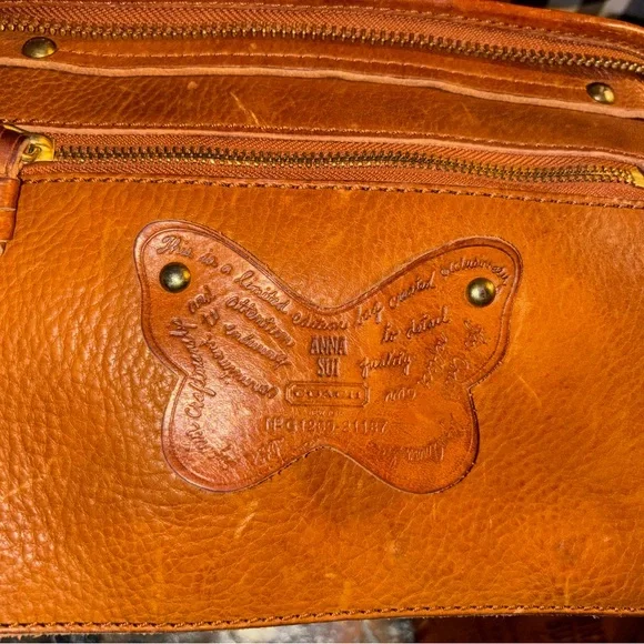 Anna Sui for Coach ULTRA RARE Fleur De Lis Duffle Sac 2012 1/135 Made - Picture 14 of 15